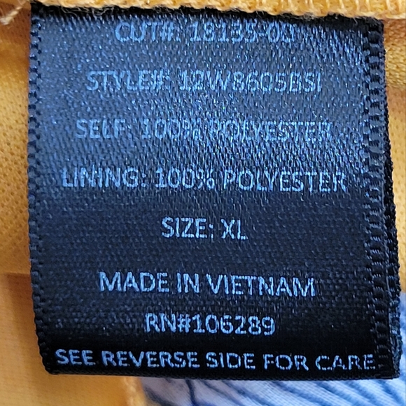 Trixxi Yellow Floral Romper Size XL - Picture 4 of 6